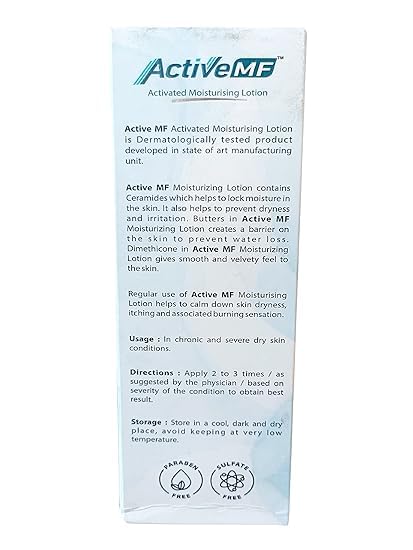 Active MF Activated Moisturising Lotion With Ceramide (200ml) Prevents Irritation And Skin Dryness