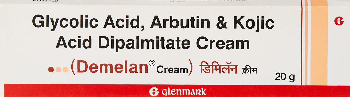 Demelan Cream For Hyperpigmentation Treatment, 20 Gram