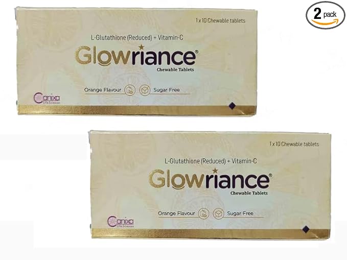 Glowriance Chewable Tablet Orange Flavour Sugar Free