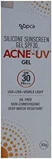 Acne-UV Oil Free Gel Broad-Spectrum UVA/UVB SPF 30 PA+++ Water Resistant Sunscreen, 30g