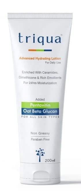 Triqua Advanced Hydrating Lotion, 180ml, Ceramides, Dimethicone, Oat Beta Glucan