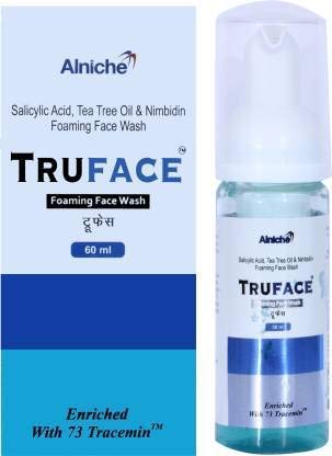 ALNICHE SWR_Truface Facewash, White, 60 ml (Pack of 1) (KT-SCA-005)