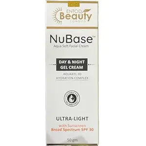 Entod Beauty NuBase Aqua Soft Facial Day & Night Cream with SPF 30 50gm