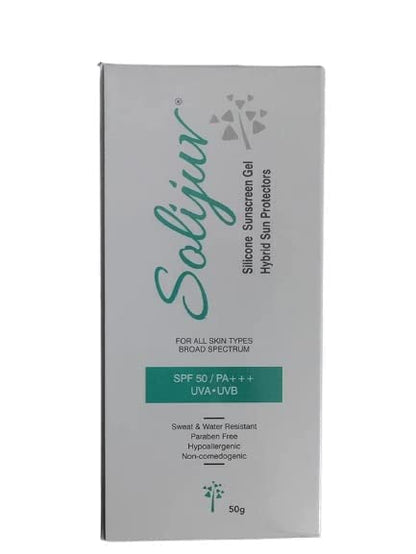 D V BEAUTY CARE New Solijuv sunscreen Gel, SPF 50 / PA+++ UVA/UVB Haybrid Sun Protectors 50g