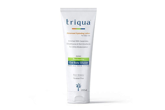 Triqua Advanced Hydrating Body Lotion, 200ml, With Pentavitin & Oat Beta Glucan, Non-Greasy, Paraben Free