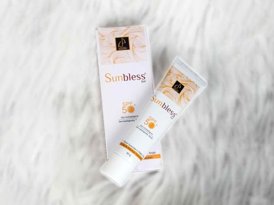 Sunbless Gel Sunscreen For All Skin Type Gel Spf 50 Pack Of 1 60Gm