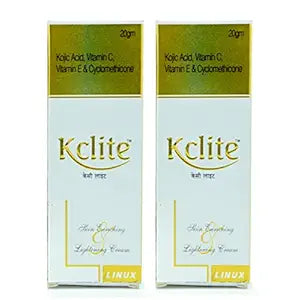 Kclite Skin Lightening Cream (Pack of 2 * 20Gm)