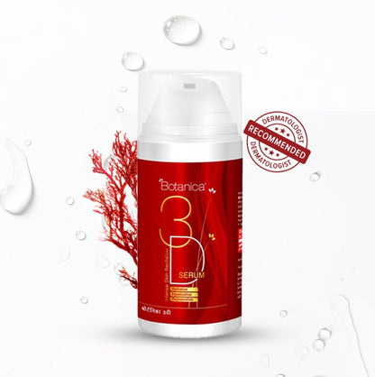 Botanica 3D Serum - 30ml | Intense Revitalizer Serum | Reduces Dryness & Fine Lines | Rejuvenating & Hydrating | Reduces Pigmentation & Redness | Enriched with Niacinamide & Glycerine