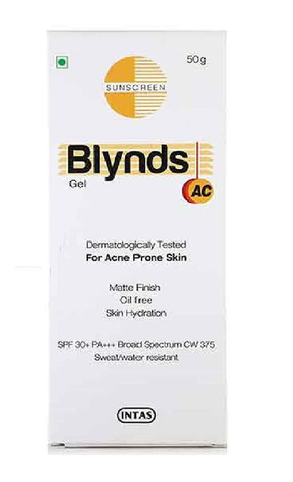 Blynds Ac Sun Screen Gel For Normal Skin Type 50Gm, spf 30