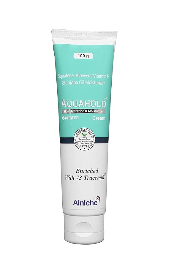 Fashion Kreza Alniche Aquahold Skin Hydration & Moisturizer Cream 72 Hour Moisturizing Effect Cream For Men & Women All Skin Types Moisturizing Cream(100G) (Pack Of 1-100G)