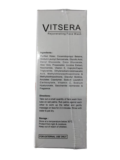 UNIGLOW Vitsera Vitamin C Skin Rejuvenating Face Wash (100ml)