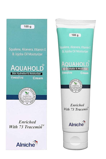 Fashion Kreza Alniche Aquahold Skin Hydration & Moisturizer Cream 72 Hour Moisturizing Effect Cream For Men & Women All Skin Types Moisturizing Cream(100G) (Pack Of 1-100G)