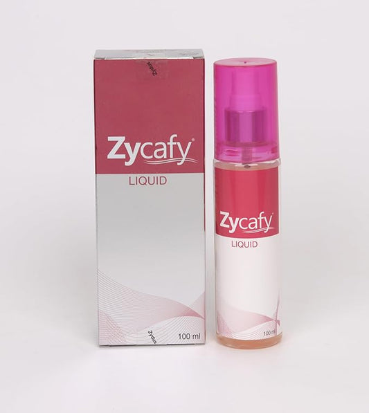 Zycafy  Liquid with Caffeine, Castor Oil, Apigenin, Vitamin E and Zinc | Prevents Hair Fall and Promotes Hair Growth | Suitable For Men & Women | 100 ml