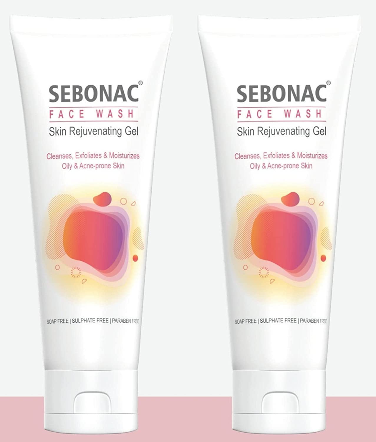 zinsec Sebonec Skin Rejuvenating Face Wash (75Gm) - Pack Of 2