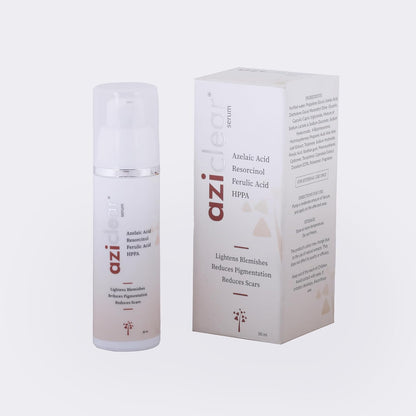 Azclear Serum micronized Azelaic acid reduces Acne, Pigmentation, scars & lightens blemishes, 30 ml