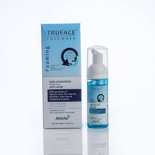 ALNICHE SWR_Truface Facewash, White, 60 ml (Pack of 1) (KT-SCA-005)