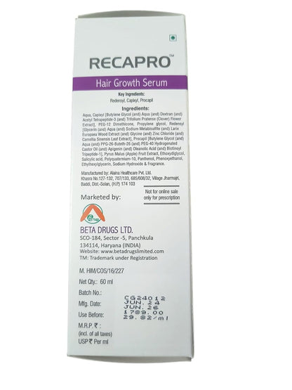 Recapro hair Vitalizing Serum (60ml)