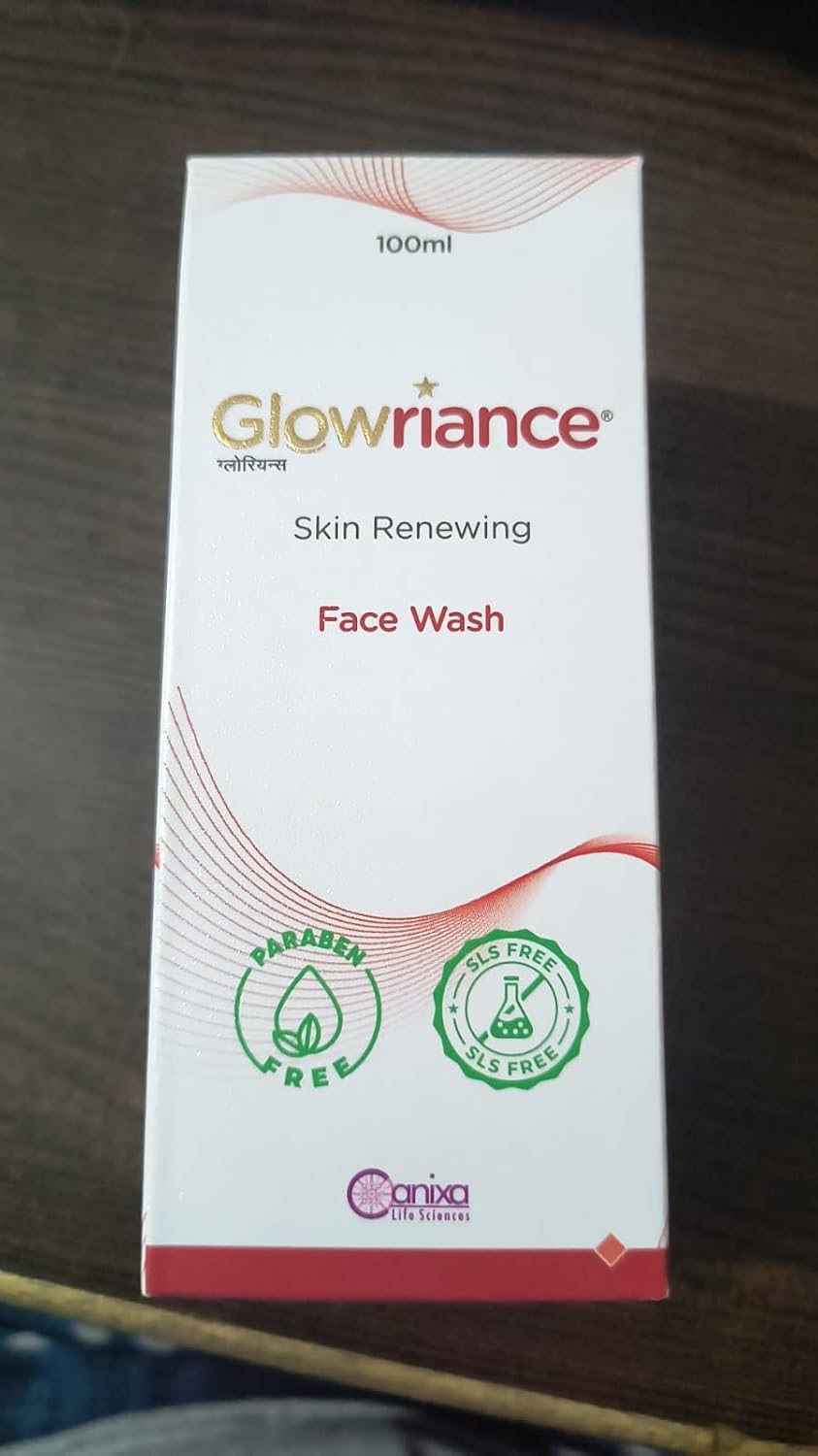 Glowriance Skin Renewing Face Wash, 100ml, Exfoliates Dead Skin Cells