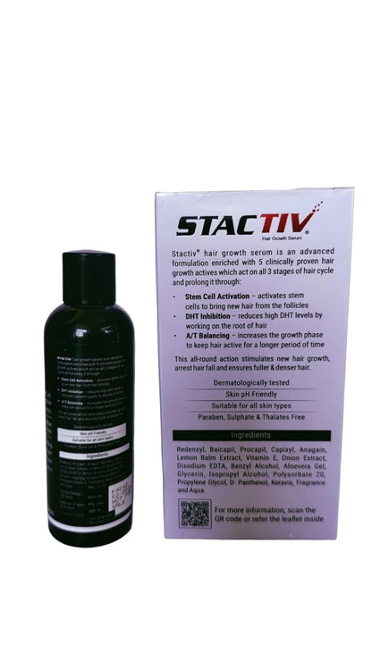 STACTIV Hair Growth Serum Pack Of 60 Millilitre