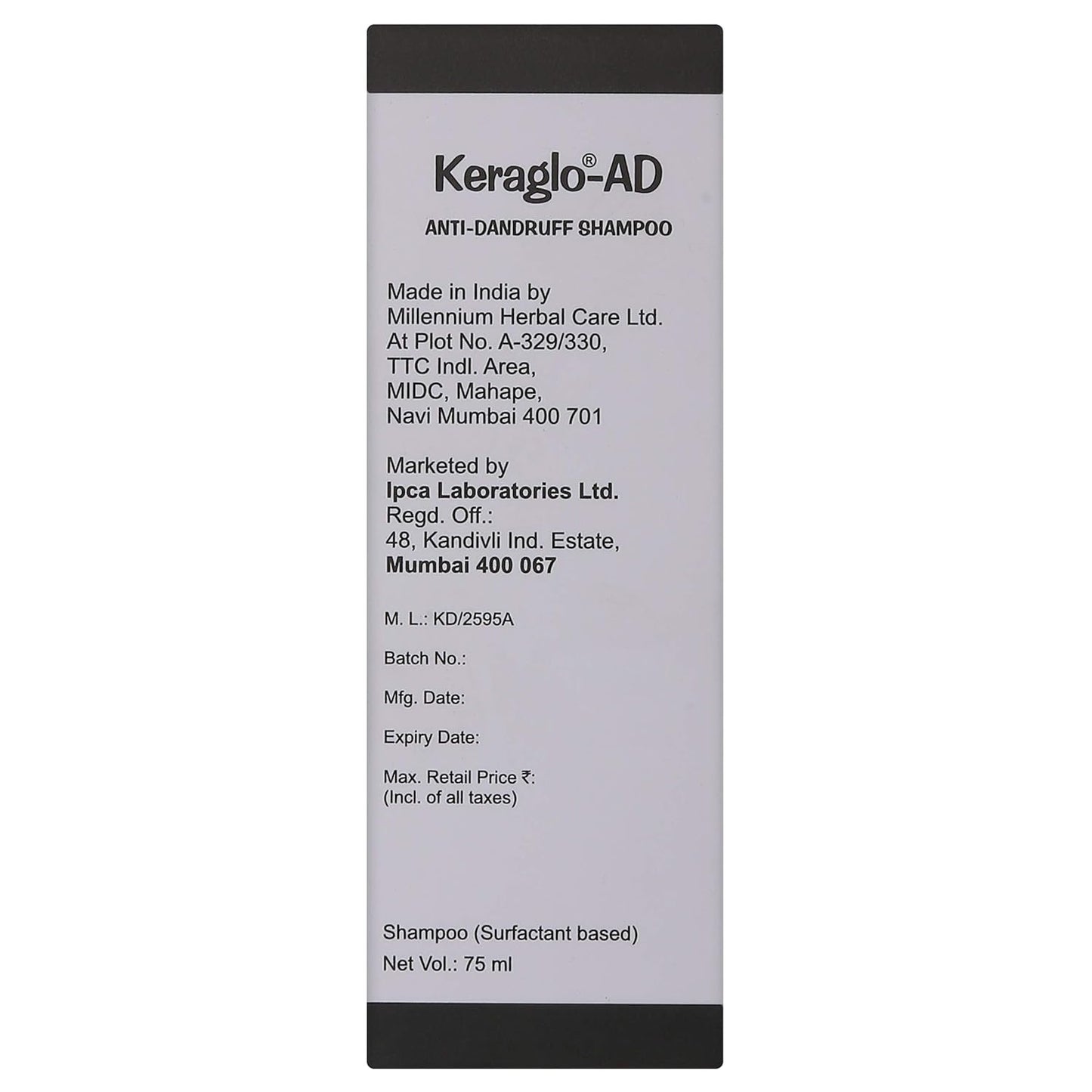 IPCA Keraglo-AD Anti-Dandruff Shampoo