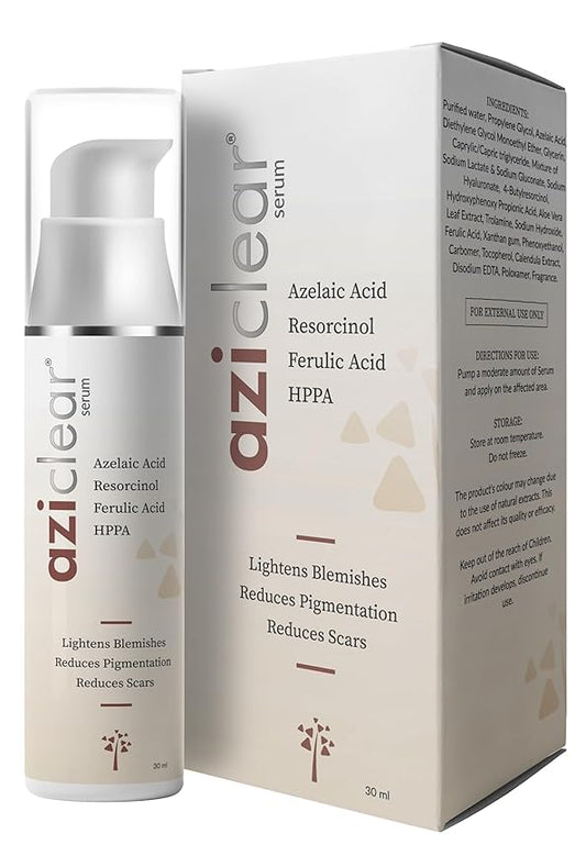 Aziclear Serum – Lightens Blemishes, Reduces Pigmentation and Scars 30ml