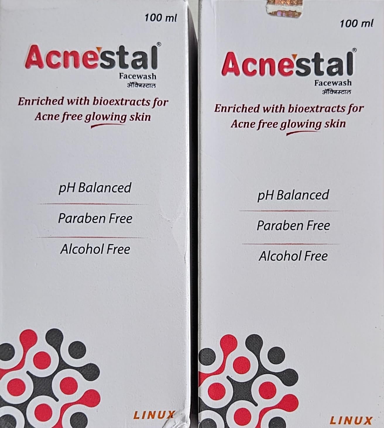 Acnestal Face Wash, 100 ml, (pack of 2 ×100ML)