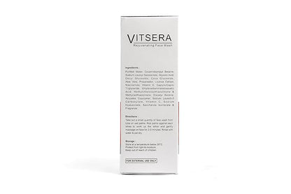 Alniche Vitsera Rejuvenating Vitamin C Face Wash Enriched With Bioactive Vitamin C & Hyaluronic || Multi Glow Effect With Lumiskin For Fatigued Dull Skin ||