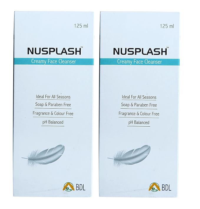 Nusplash Creamy Face Cleanser (Pack of 2 * 125ml)