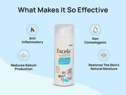 Excela Moisturiser for Oily & Acne Prone Skin