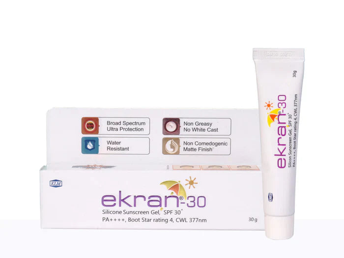 Ekran-30 Silicone Sunscreen Gel SPF 30+/PA++++