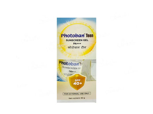 Photoban Teen Sunscreen Gel SPF 40+ PA+++