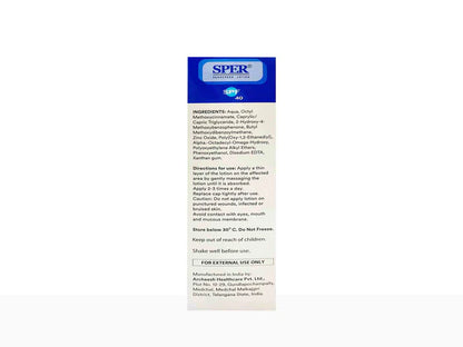 SPER Sunscreen Lotion SPF 40