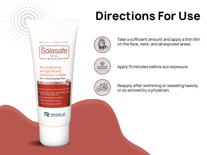 Solasafe SPF 50+ Silicone Sunscreen Gel