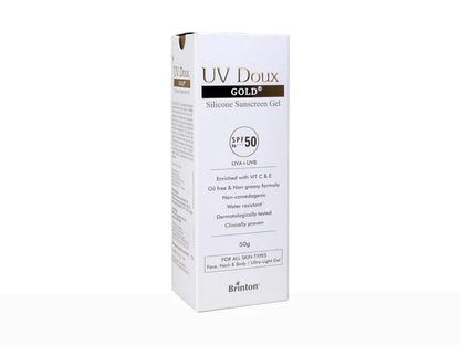 UV Doux Gold Silicone Sunscreen Gel SPF 50 PA+++