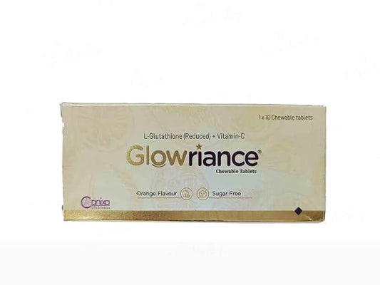 Glowriance Chewable Tablet Orange Flavour Sugar Free