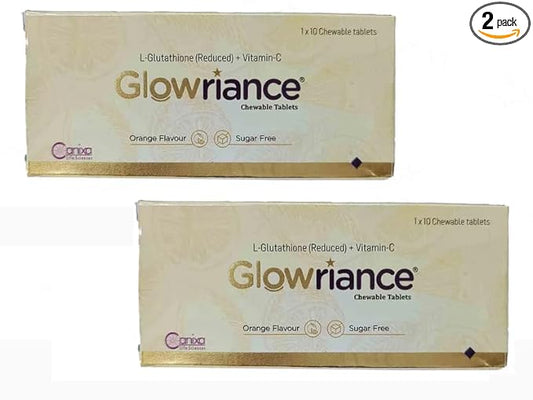 Glowriance Chewable Tablet Orange Flavour Sugar Free