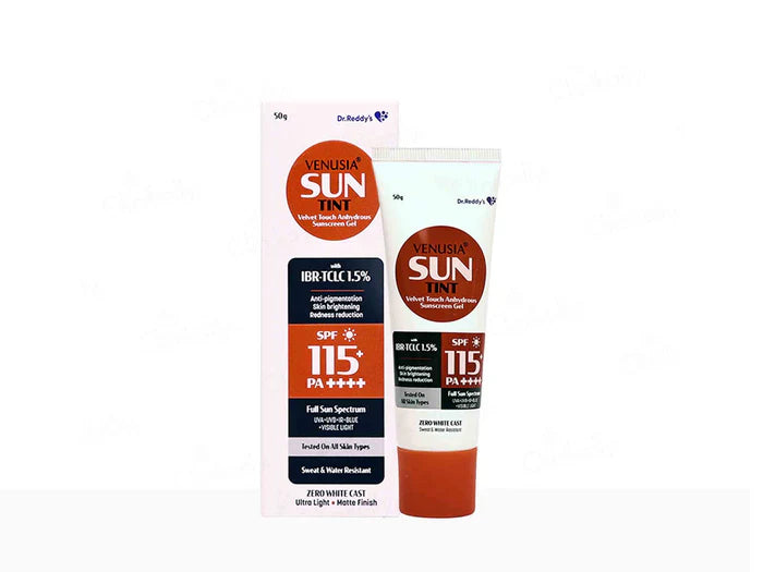 Venusia Sun Tint Velvet Touch Sunscreen Gel SPF 115+ PA++++