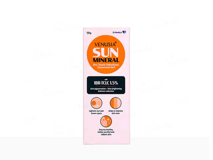 Venusia Sun Mineral Dry Touch Sunscreen Gel SPF 65+ PA++++