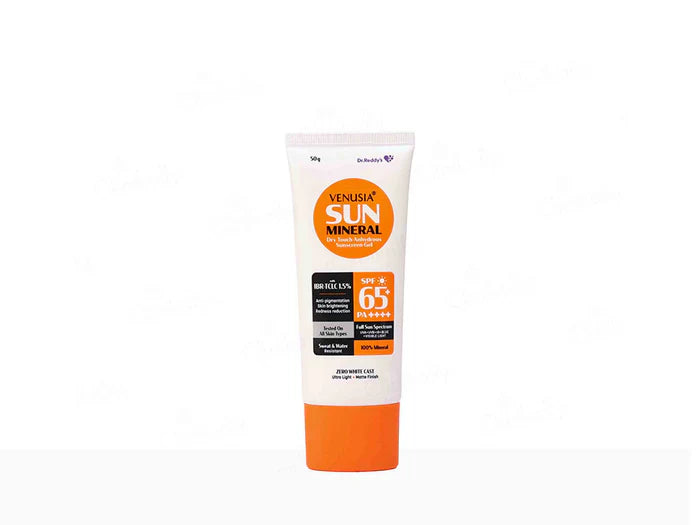 Venusia Sun Mineral Dry Touch Sunscreen Gel SPF 65+ PA++++