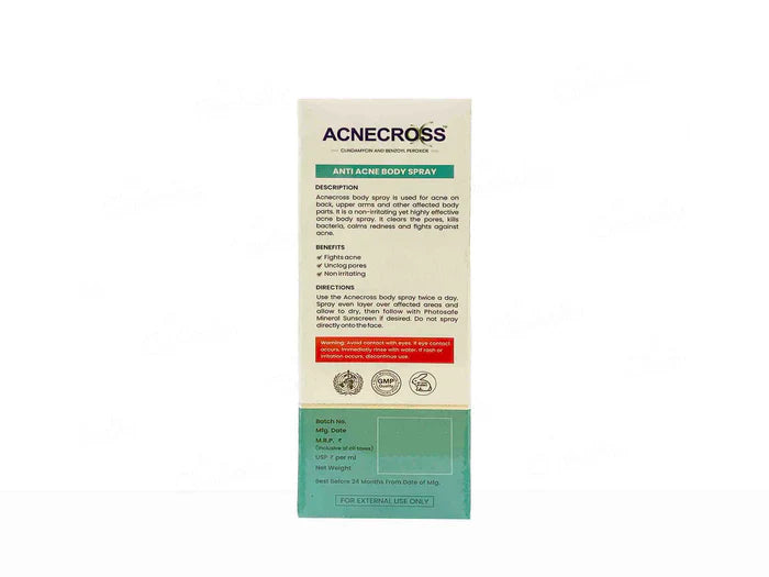 Acnecross Anti Acne Body Spray